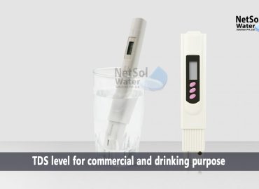 TDS level for commercial and drinking purpose